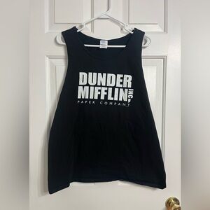 Men’s The Office Black Tank Top - Large